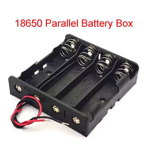 18650 Parallel Battery Box 18650 Power Bank Cases 4 18650 Battery Holder Storage Box Case 3.7V DIY 6