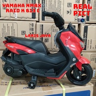 motoran aki anak nmax pmb k613c motor mainan anak pakai aki di cas new