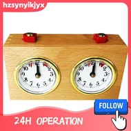 Wooden Chess Timer Tournament Competition Game Chess Clock Timer Gift Wind-Up Mechanical Accessories