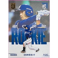 Lin Yuegu Newcomer Card RC44 Chinese Professional Baseball 2022 Player Fubon Titans 2023 CPBL 2024 L