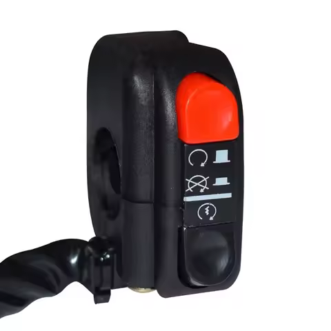 Universal 1pc Motorcycle ATV 7/8" Handlebar Mount SwitchStart Stop Kill On Off Button Side Right Swi