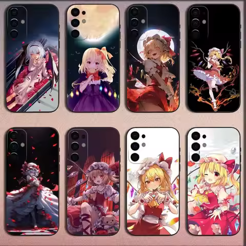 T-TouHou Project Flandre Phone Case For Samsung S25,S24,S21,S22,S23,S30,Ultra,S20,Plus,Fe,Lite,Note,
