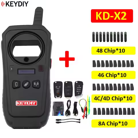 KEYDIY New Original KD-X2 KD X2 Remote Maker Unlocker and Generator 96bit 48 Transponder Chip Copier
