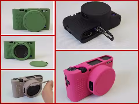 Camera Nice Soft Silicone Rubber Camera Protective Body Cover Case Skin Lens bag for Sony RX100 RX10