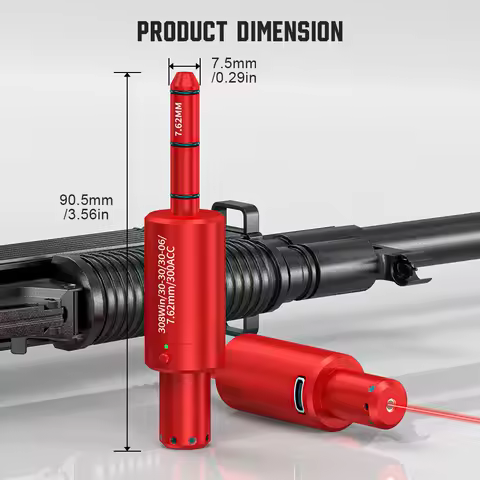 308WIN 7.62 .3030 .3006 300ACC multifunctional magnetic red green light trainer, dual-purpose for tr