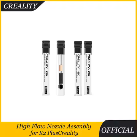 Creality K2 Series Genuine E3D Obxidian™ High Flow Nozzle Assembly 0.4/0.6/0.8mm for K2 Plus Crealit