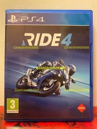《今日快閃價》（中古二手）PS4遊戲 極速騎行電單車4 RIDE 4 歐版中英文版 （可免費升級為PS5版本）
