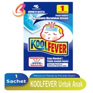Kool Fever Cool Fever Plester Kompres Demam Penurun Panas Anak Cooling Patch Demam Koolfever Gel Kom