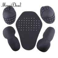 [MagiDeal] EVA Back Shoulder & Elbow Protection Pads Built-in Motorcycle Racing Guard