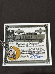 Bill Wall Leather 18K overlayed Happy Face Charm