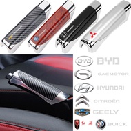Decorative Cover Plastic Decorative Sheath Pattern Car Handbrake Cover B5U6