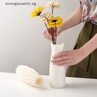 Strongaroetrtr Home Nordic Plastic Vase Simple Small Fresh Flower Pot Storage Bottle For Flowers Living Room Modern Home Decoration Ornaments SG