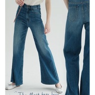 法式神裤 夏季薄款 复古自然磨白效果 拉长腿型牛仔裤
