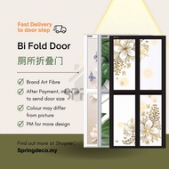 ArtFibre Pintu Lipat Aluminium Bi-fold Door Toilet Aluminum Folding Door Toilet Door Pintu Lipat Tan