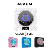 AUXOM Portabel Bluetooth DVD CD Player/Player USB Drive/Audio Rumah Remot/Dual Pull Switch/HiFi Musi