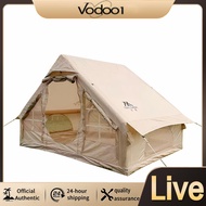 【Vodool】 300D Oxford Cloth Waterproof & Windproof Blow Up Tent W/ Hand Pump Cold Weather Blow-Up Air