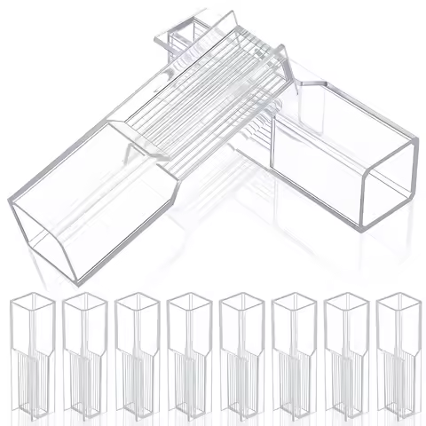 T43C-Polystyrene 1.5Ml Disposable Plastic Cuvette 200Pcs With Two Light For Spectrophotometers