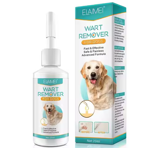 20ml Pet Warts Remover Liquid Dogs Skin Care Removal Cats Skin Treatments Moles Corns Papilloma Pet 