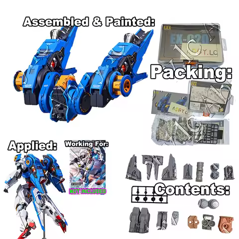 For FULL MECHANICS 1/100 XVX-016 Aerial Anubis Mirasoul Flight Unit Full Resin Model Kit EX-020 w/ S
