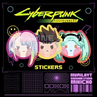 [MuriLayt] Cyberpunk Edgerunners Laminated Sticker set (Glossy)