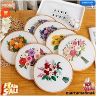 Cross Stitch Flower Set New Embroidery Kits Flower Complete Set - Diy Cross Stitch Kits - Complete S