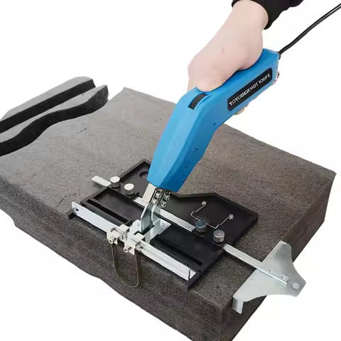 TOYOBER Hand Held Electric Foam Cutter Grooving Styrofoam Cutting Machine EPE Sponge Hot Knife Styro
