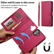 Luxury 2 in 1 Split Case Suitable For Magsafe For iPhone 16E 17E 17 AIR 16 PLUS 17 PRO MAX Leather F