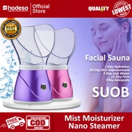 Hodeso Facial Steamer Sauna Spa Sinus Steam Inhaler Mist Moisturizer Nano Steamer Sprayer for Face Nose Facial Mask Skin Humidifier Facial Steamer for Suob