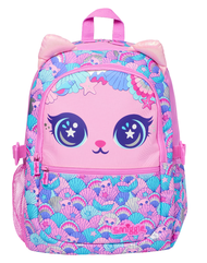 Smiggle Pink Cat Hi There Classic Attach Backpack for kids