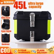 Motorcycle Compartment Box PLASTIK TOP BOX 45L Box For Motorcycle45/55L Back Rest Bracket Helmet Box