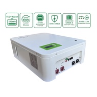5.12KWh 51.2V 100Ah LiFePO4 Wall Mount Battery Pack Built-in BMS and Grade A Cells