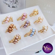 Ring pearl #14k suasa gold