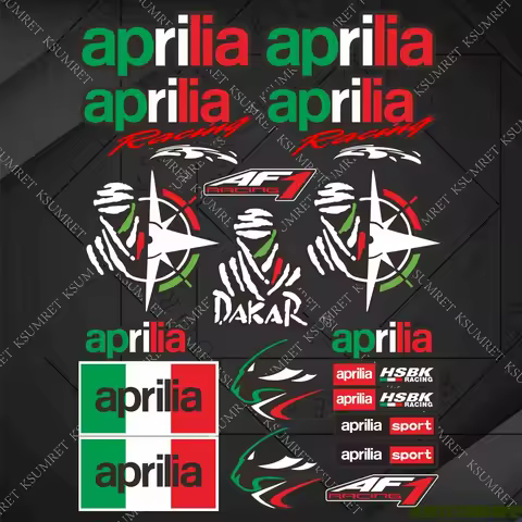 For Aprilia Stickers Motorcycle Sticker Decal Tank Logo Decals Kit