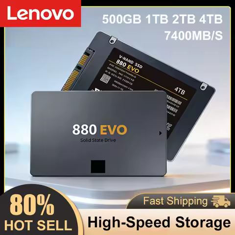 Lenovo New SSD 880 EVO 2TB 4TB Internal Solid State Drives Hard Disk SATA 3.0 MLC 2.5 Inches for Lap