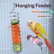 Anti-Splash Hanging Bird Feeder Food Container for Budgie Canary Finch Small Birds Singapore
