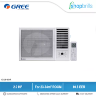 Gree 2HP Window Type Full DC Inverter with Remote Aircon GJ18-6DR