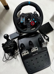 Logitech G29 賽車軚盤連腳踏及波棍