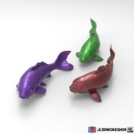 JL3D Pet Series P16 - Koi Fish Scale 1/64 64 POLOS Unpainted Figure