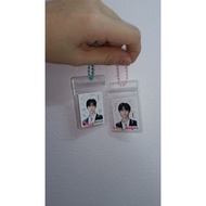 TWS ShinYu Dohoon Passport size photo unofficial photocard with holder deco stars