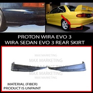 PROTON WIRA EVO 3 WIRA SEDAN EVO 3 REAR SKIRT (FIBER)