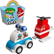 LEGO DUPLO My First Fire Helicopter and Police Car 10957 Rescue Vehicles; Police Car and Helicopter 
