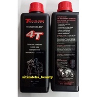 Techlube 4T Motorcycle Engine Oil 20W50 High Performance  100% Original - 1 LITER (HITAM)