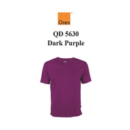 Oren Sport QD5630 Dark Purple NTMY.os Quick Dry Polyester Interlock Microfiber Jersey Unisex Plain R
