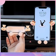 car phone holder Car mobile phone holder for car creative cartoon 2022 new car air outlet mobile phone navigation fixed support frame