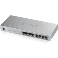 ZyXEL 8-Port GbE Unmanaged PoE Switch (GS1008HP)