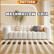 PATTERN Mashmallow 3 Seater Sofa | Cream Style Sofa | Cotton Candy Mashmallow