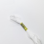 6 Skeins DMC BLANC ECRU B5200 310 Thread Cross Stitch Premium Rainbow Color Embroidery Floss Threads