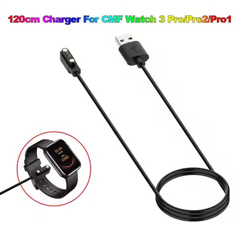 Charger Adapter USB Charging Cable For CMF Watch 3 Pro /Pro2 / Pro1 3Pro Smart Watch Power Dock Char