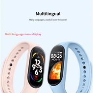 ~ Smartwatch นาฬิกาข้อมือสมาร์ทวอทช์ M7 Mi Band 7 Smart Watch บลูทูธ กันน้ํา วัดอัตราการเต้นของหัวใจ ความดันโลหิต