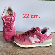 new balance รองเท้าเด็กแบรนด์แท้มือสอง[ Size 22 cm.]